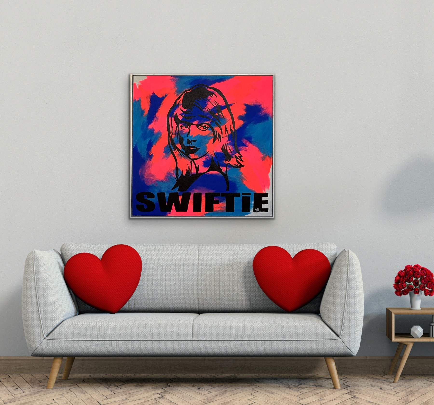 Taylor Swift Abstract Original Art- Local Pick Up Only