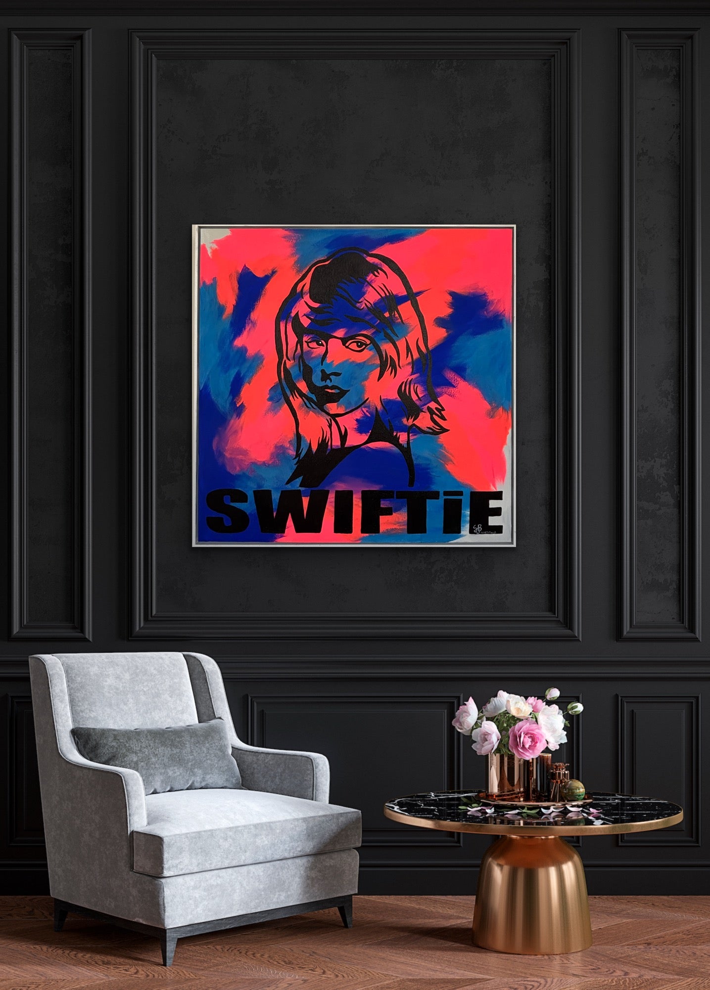 Taylor Swift Abstract Original Art- Local Pick Up Only