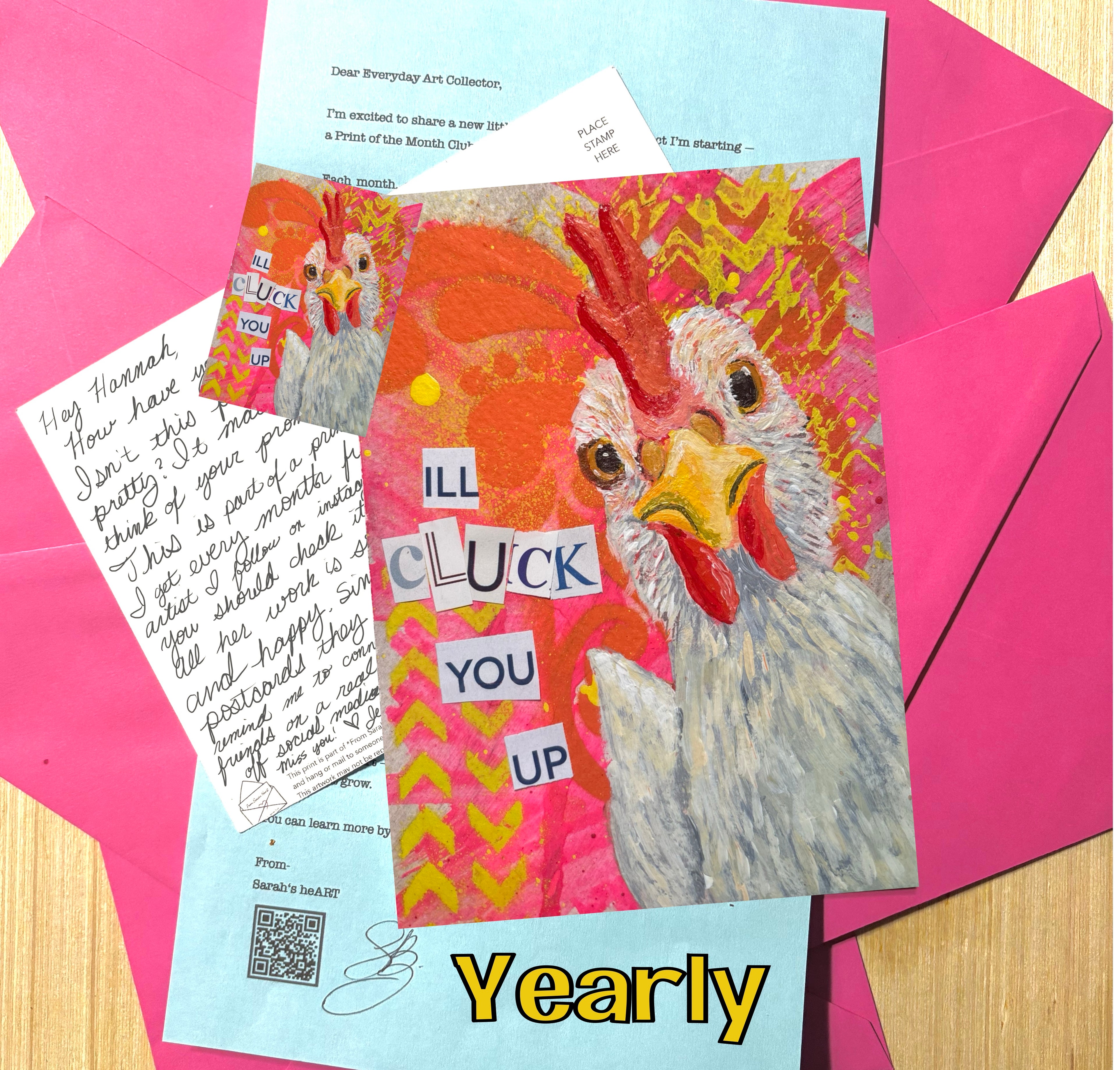 Sassy Bird Snail Mail- Yearly
