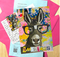 “Smartass” — Donkey Print + Sticker Bundle
