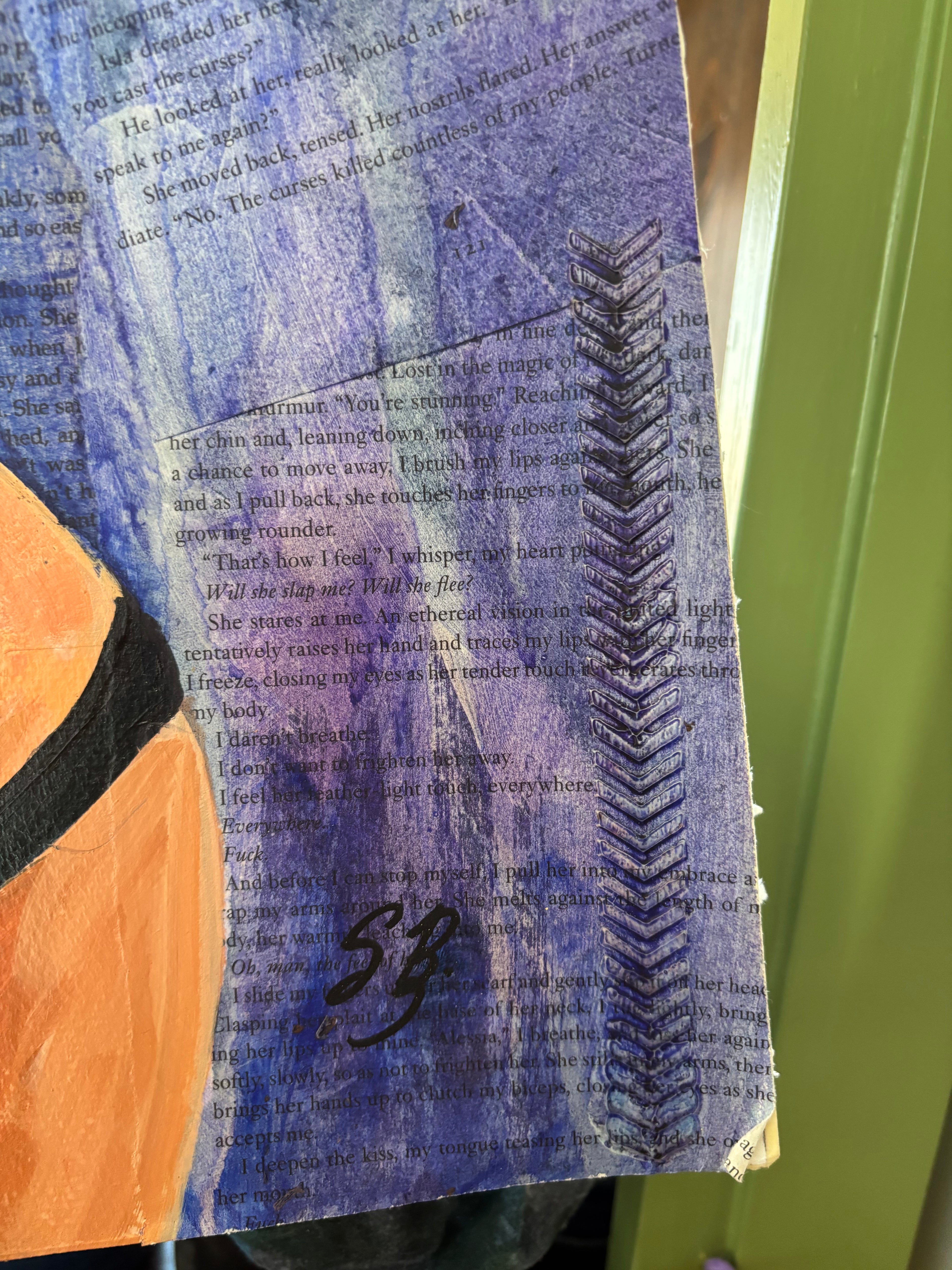 Original Female Figure Study Mixed Media Artwork (14” x 21”) — Shipping Included